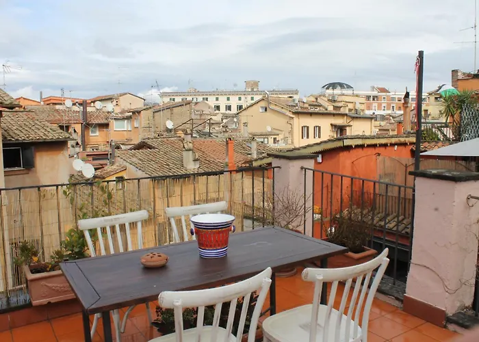 Casa Greco - Attico Con Terrazza, Trastevere Appartement *