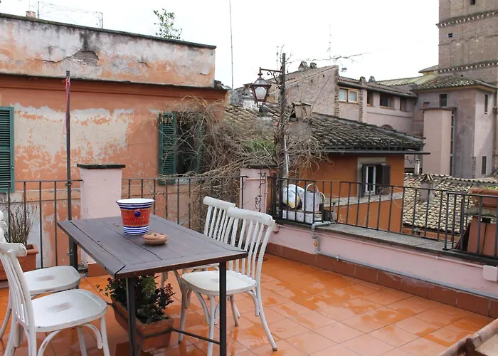 Casa Greco - Attico Con Terrazza, Trastevere Rome