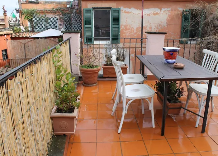Casa Greco - Attico Con Terrazza, Trastevere * Rome