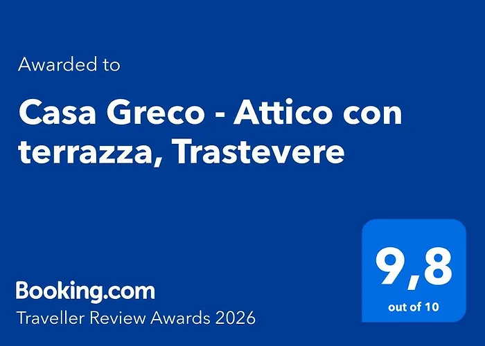 Casa Greco - Attico Con Terrazza, Trastevere *
